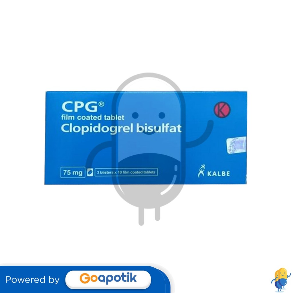 Cpg 75 Mg Box Isi 30 Tablet