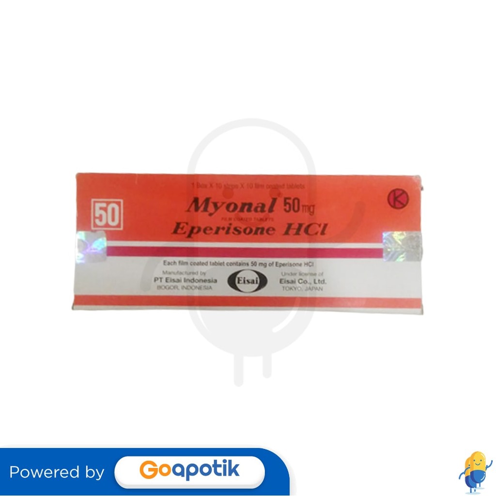 Myonal 50 Mg Box 100 Tablet