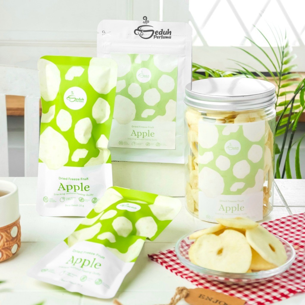 

Seduh Pertama Buah Apel Kering Kriuk - Dried Freeze Apple Snack Keripik Apel