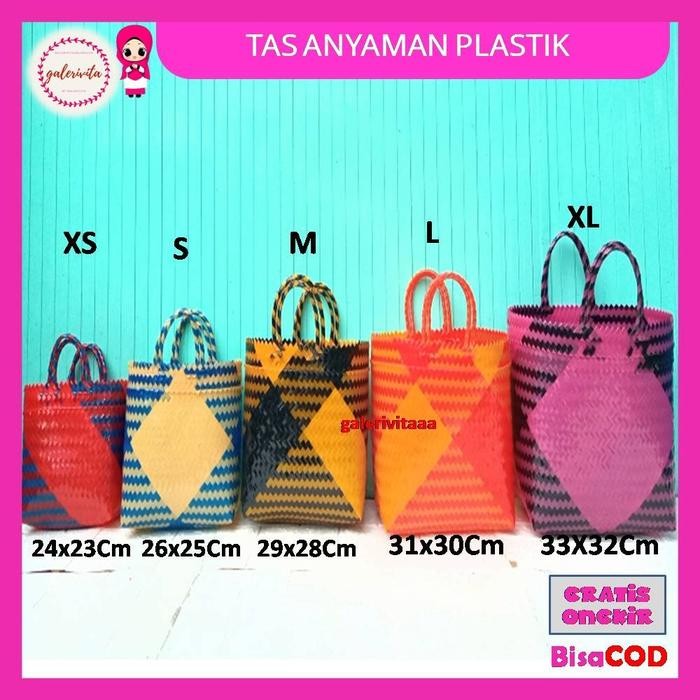

Promo Tas Anyaman Plastik Jumbo Motif Halus Ukuran 31 X 30 Cm / Tas Anyaman Plastik Kotak Murah / Tas Belanja Anting V01 - Lancip XS (24x23Cm) terlaris