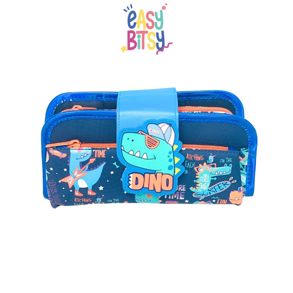 

JAMIN MURAH !!!Easybitsy Tempat Pensil 3 Lipat Pensil Case Anak Laki-Laki TK-SD Dino, Astronot, Soccer- Woody(BISA LANGSUNG ORDER)