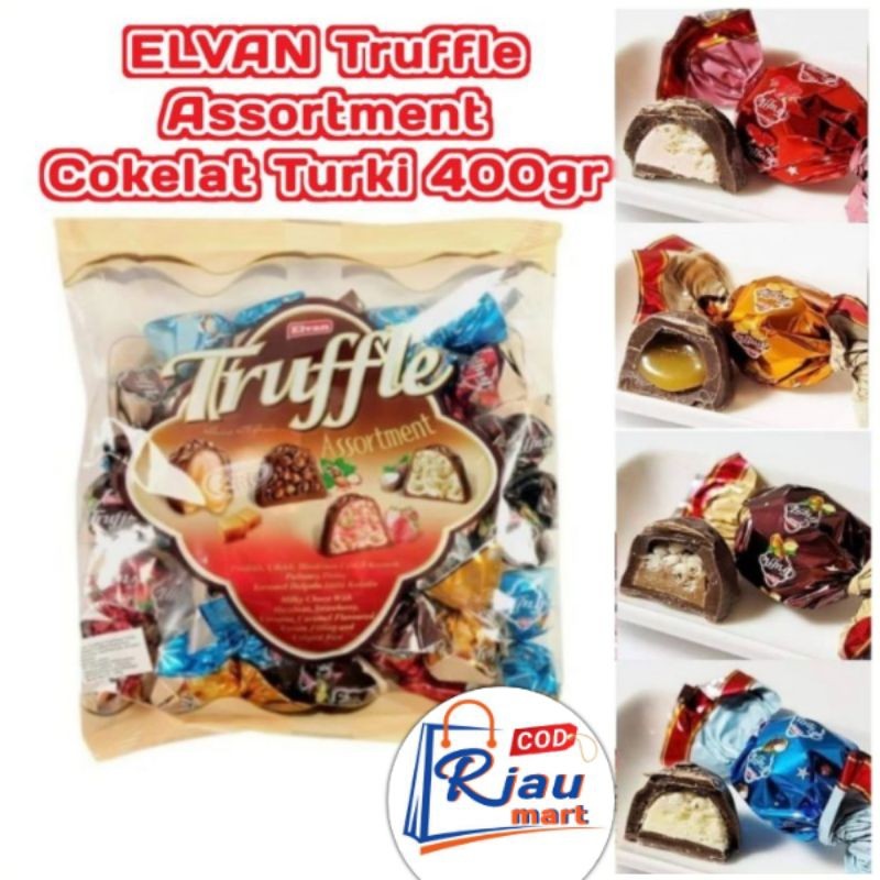 

[oddsolshop] pekanbaru/Elvan Truffle Chocolate Turki mix 400gr