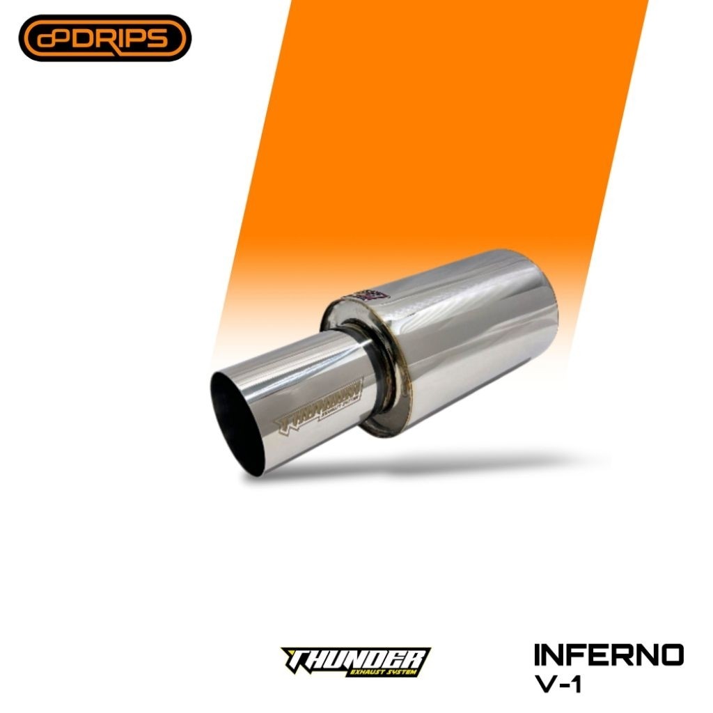 KNALPOT MOBIL THUNDER EXHAUST SYSTEM INFERNO V-1 SSS
