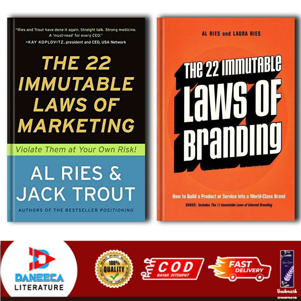 The 22 Immutable Laws of Marketing | The 22 Immutable Laws of Branding By Al Ries (English Version)