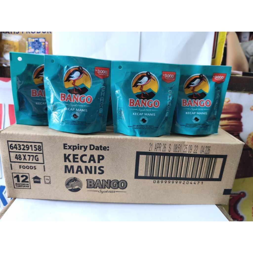 

Kecap manis Bango refill 77gr