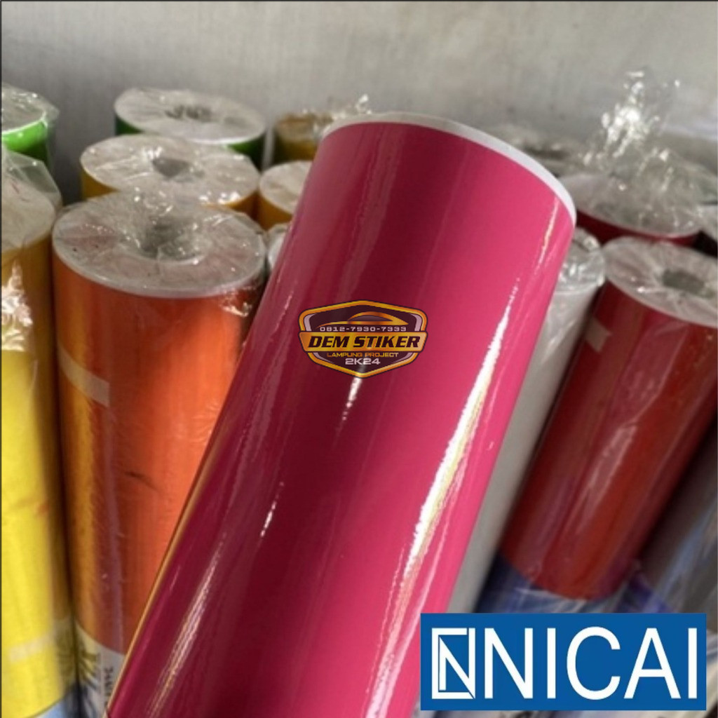 Skotlet NICAI Pink Glossy Skotlet Motor Skotlet Mobil Terlaris