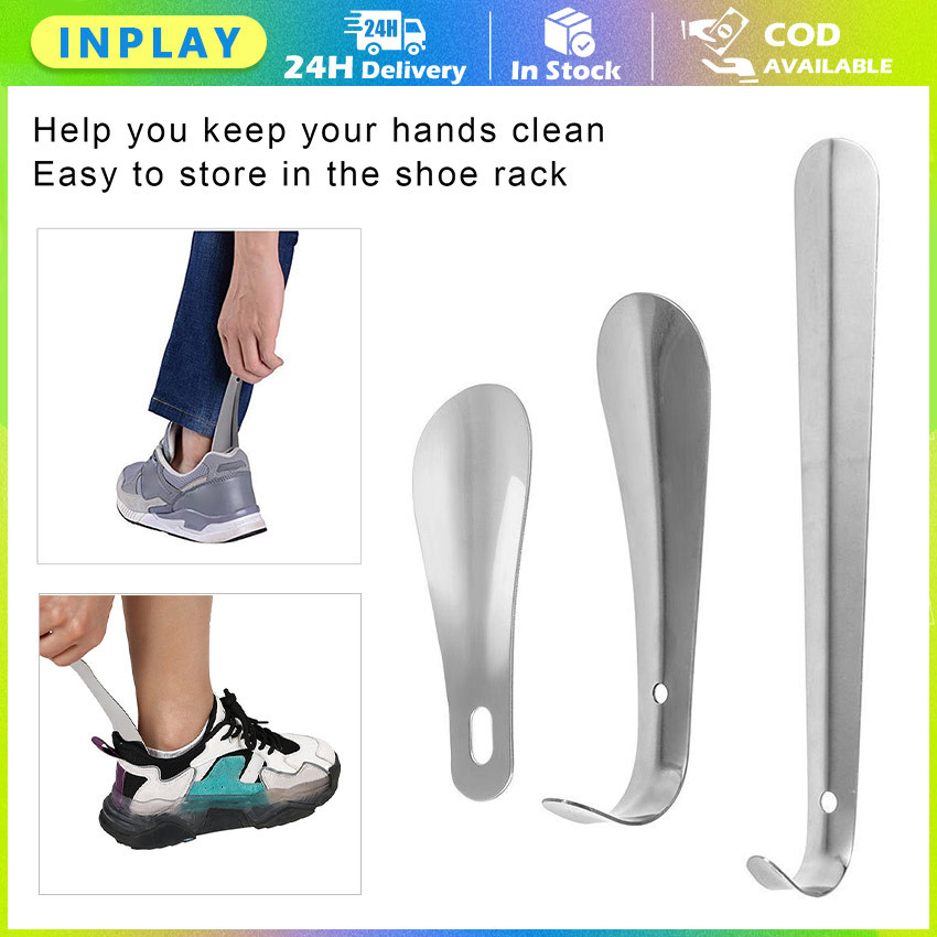 Sendok Sepatu Besi Panjang 42cm / Sendok Sepatu Gagang Panjang Anti Licin & Kokoh, Praktis untuk Lan
