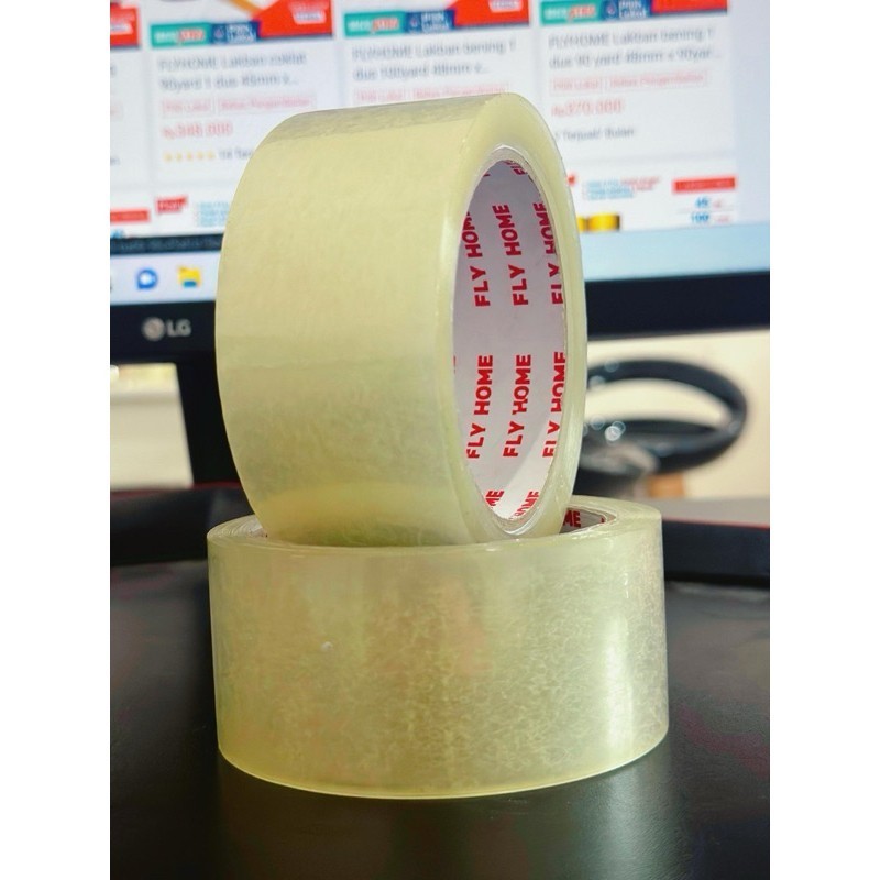 

Lakban packing / Lakban Coklat 45x90Y 2inchi Solasi Uk Besar ECO 90 yard