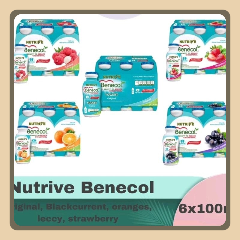 

Nutrive Benecol Smoothies 6x100ml Penurun Kolesterol