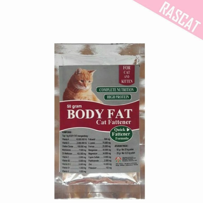 Vitamin Penggemuk badan 50gr - Body Fat Booster