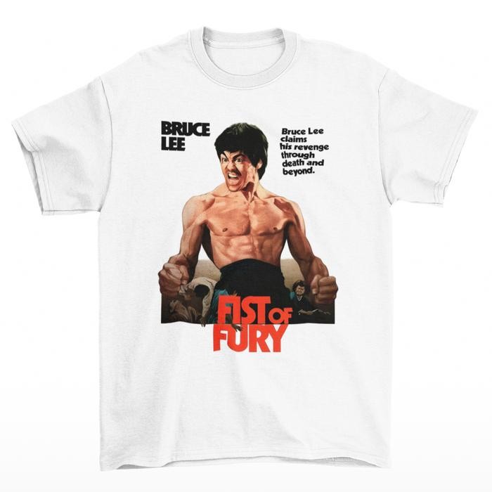 LJJSPID04C Kaos Movie Pria Tomoinc Bruce Lee - Fist Of Fury - S 1391