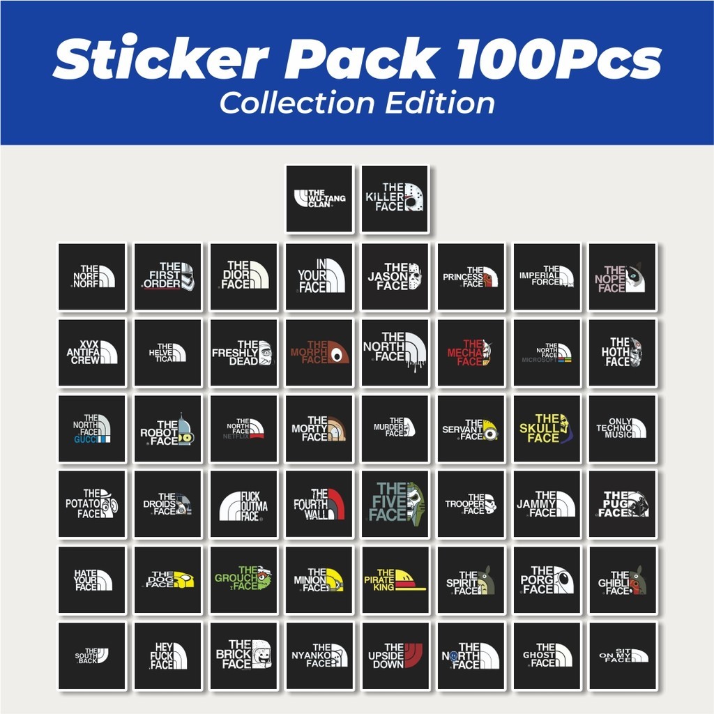 

Hot Stiker Random Logo Parodi 5 Lucu Anti Air Stikers Berperekat Waterproof Sticker Decal Buat Motor Helm Buku Journal Koper Casing HP Laptop Botol Minum