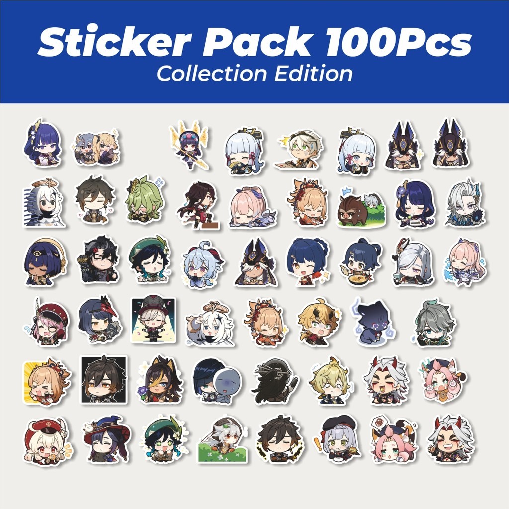 

Hot Stiker Anime Genshin Impact Versi 5 Lucu Anti Air Stikers Berperekat Waterproof Sticker Decal Buat Motor Helm Buku Journal Koper Casing HP Laptop Botol Minum