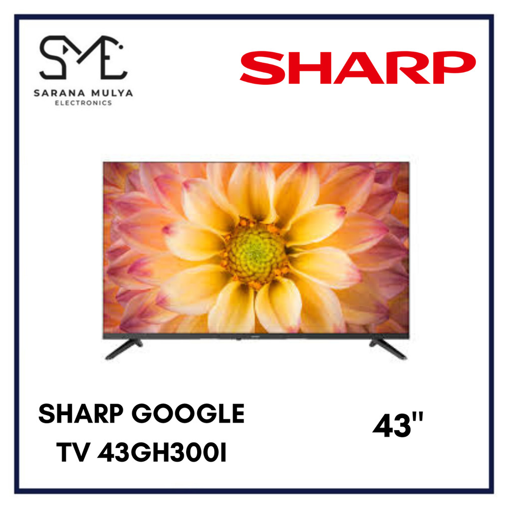 Led TV Sharp 43 inch 43inch 43GH3000 2T-C43GH3000I 43GH Google Android 2K HDR Netflix Bluetooth
