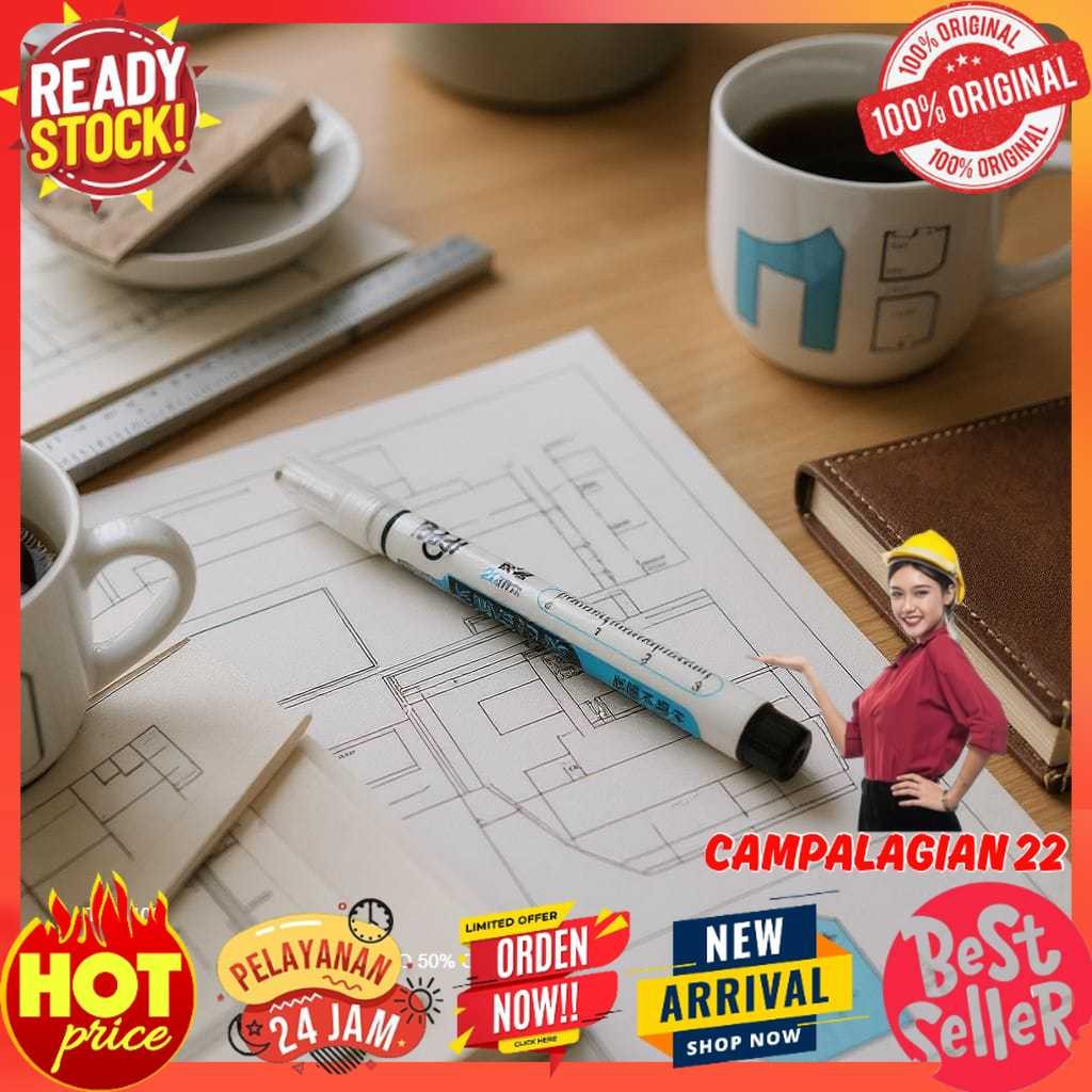 

Toddi Spidol Permanen Mata Pena Long Nib Permanent Marker - 323