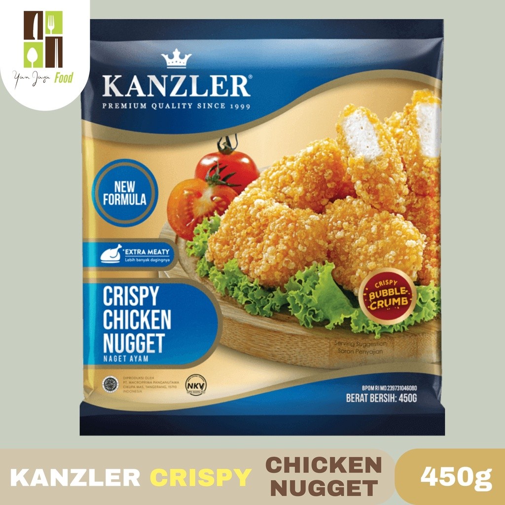 

KANZLER CRISPY CHICKEN NUGGET 450GR BESAR