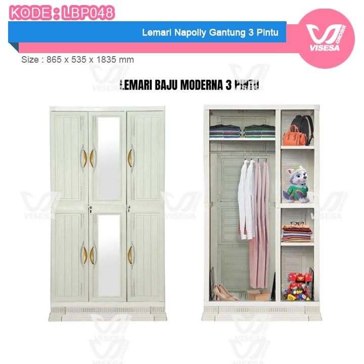 Lemari Pakaian Napolly Jumbo Gantung