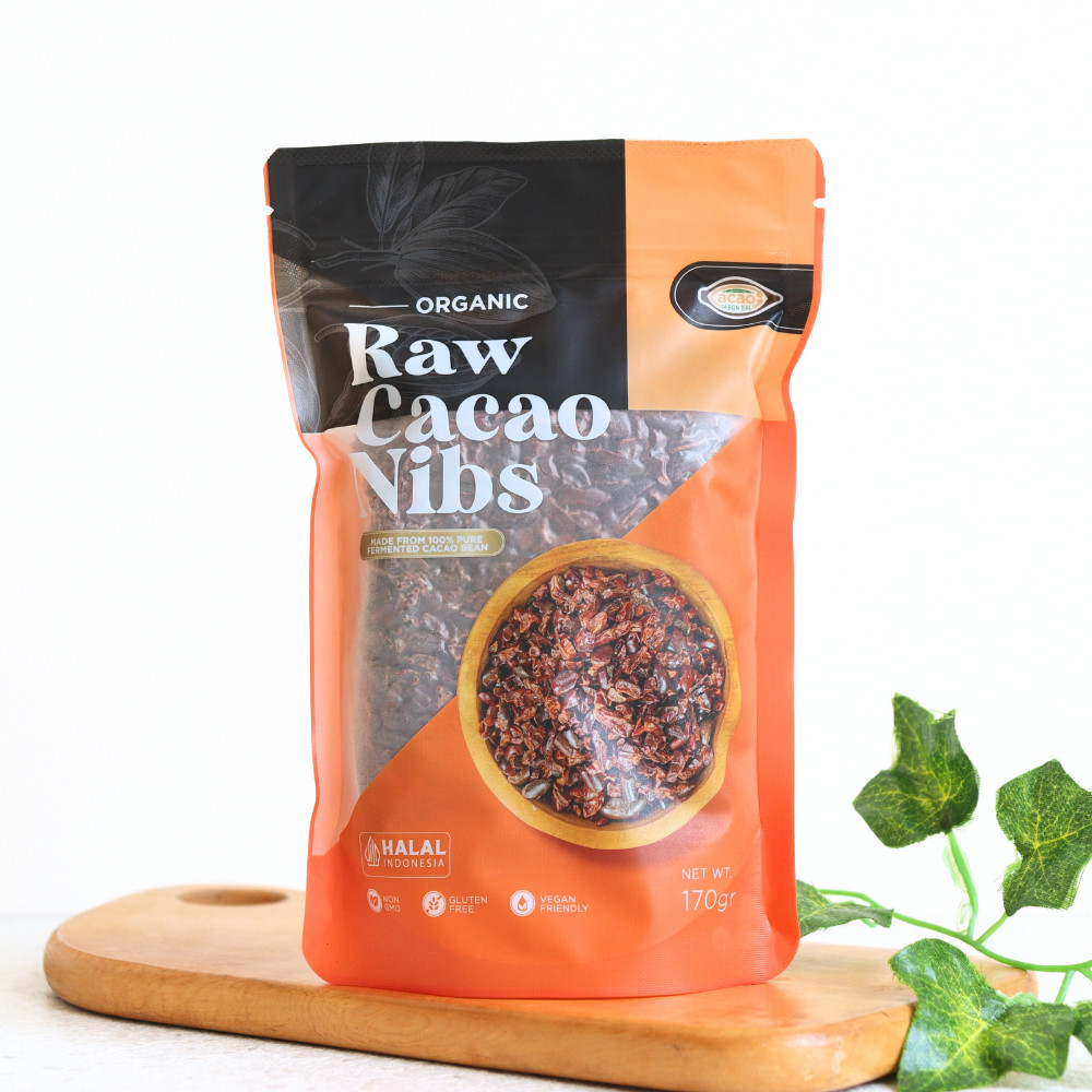 

170g Organic Raw Cacao Nibs - Cacao Tabon Bali