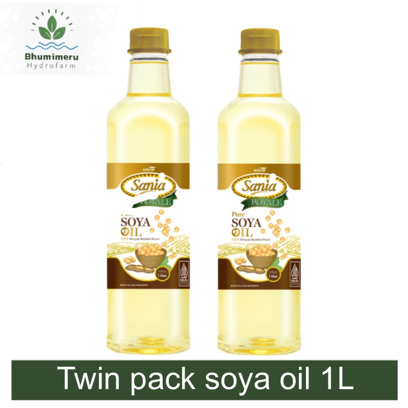 

Sania Royale Soya Oil twin pack 2 x 1 Liter Minyak Kedelai Asli