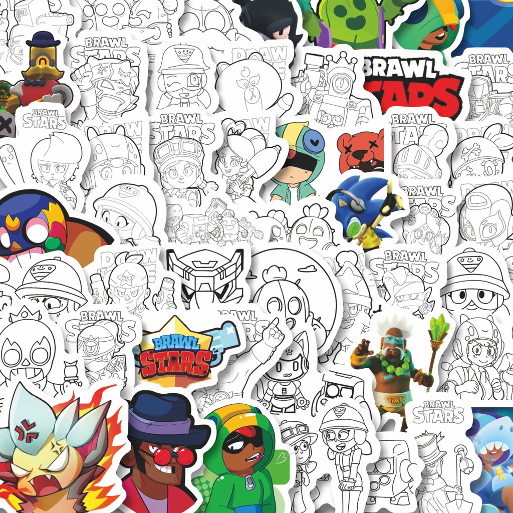

Stiker Cutting Pack Stiker Kartun Brawl Stars [Game Pertempuran] Isi 100Pcs Series Aesthetic Lucu Keren Untuk Koper Bahan Vynil