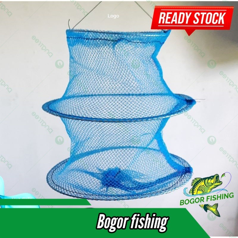 Korang Pancing Ikan Koja Waring Udang / Keramba Mancing Ikan / Tempat Mancing Ikan Biru