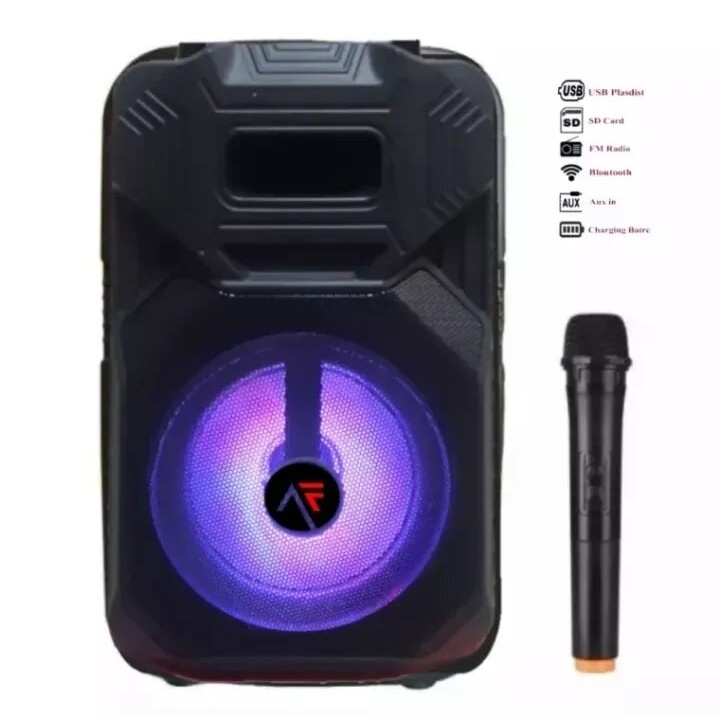 FULLL BASSSSS Speaker Wireless ST-5001 Gratis Mic karaoke player FM Radio digital XTM-8118 Free Mic 