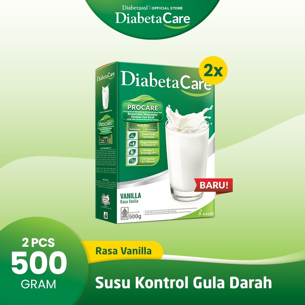 

New Diabetacare Milk Vanilla 500g (2pcs)Premium