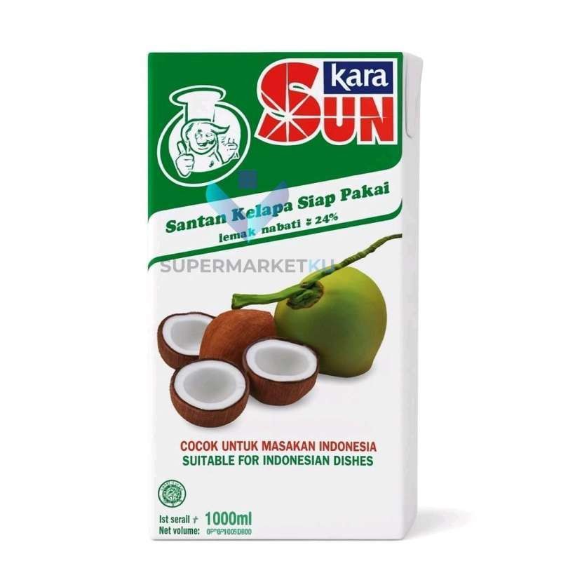 

SUN Kara Santan Kelapa Cair Instan Siap Pakai | Coconut Cream 1000ml