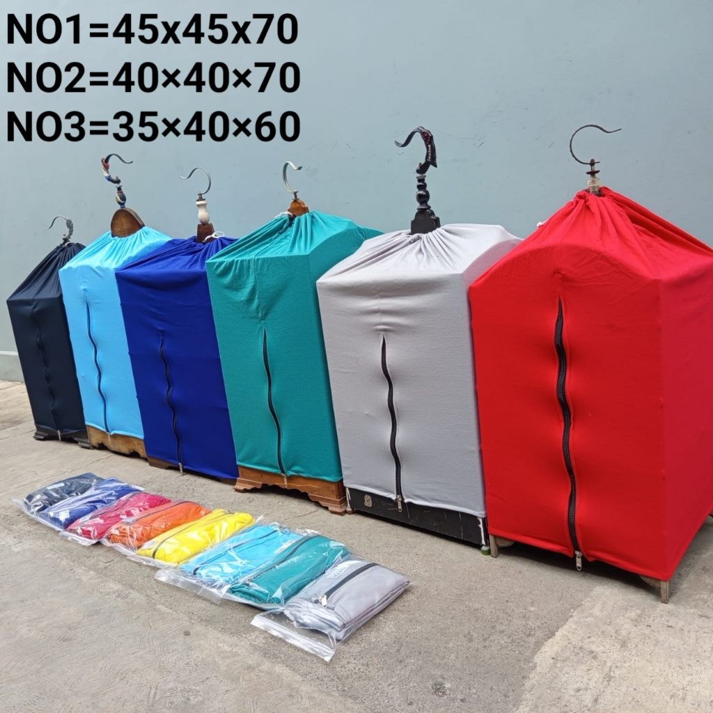 KRODONG SANGKAR BURUNG KOTAK PREMIUM BAHAN KAOS PE TEBAL NO 1,2,3