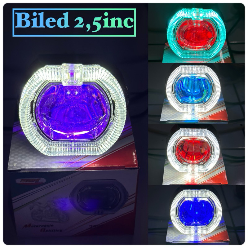 promo Projie Biled Lampu Projie Biled 25 Watt Lampu Led Billed Lensa Cut Off 2.5 Inch Angel Eye Devi
