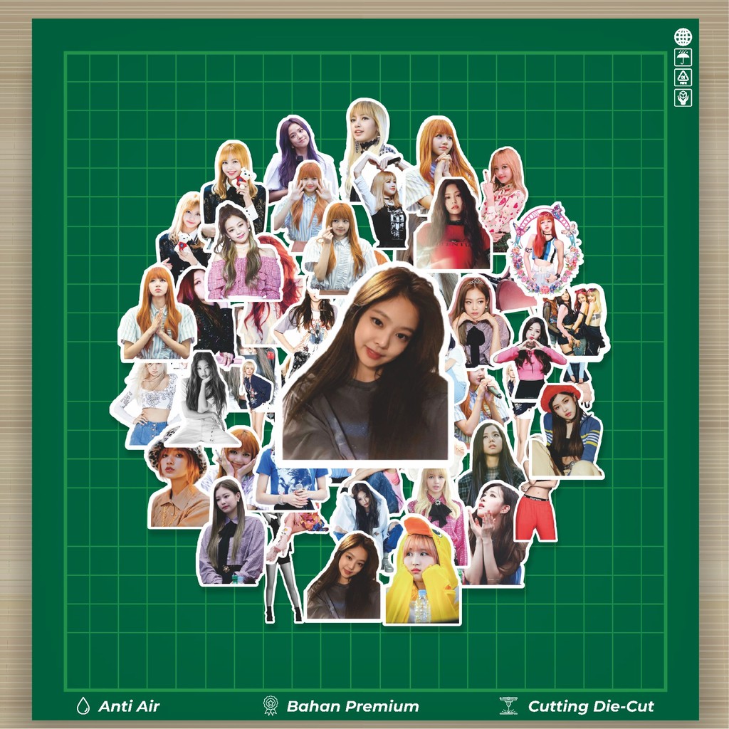 

HOT 50 PCS STIKER Stiker Girl Band Korea Black Pink Stiker Fashion Cars Decal Dingin Kartu Album Custom Vinyl Anti Air- Sticker Aesthetic Buku Journal Koper Casing HP Tablet Laptop Helm Motor Botol Minum