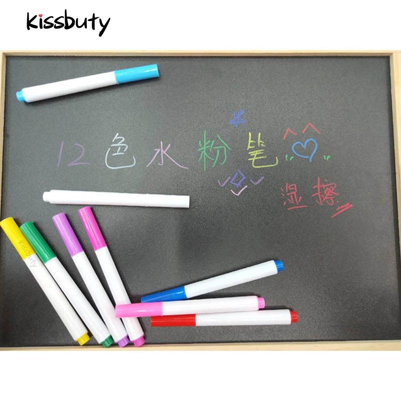 

50-420Pcs/Set White Liquid Chalk Pen Marker Water-Based Erasable Pen Glass Windows Electronic Blackboard Window White Pen