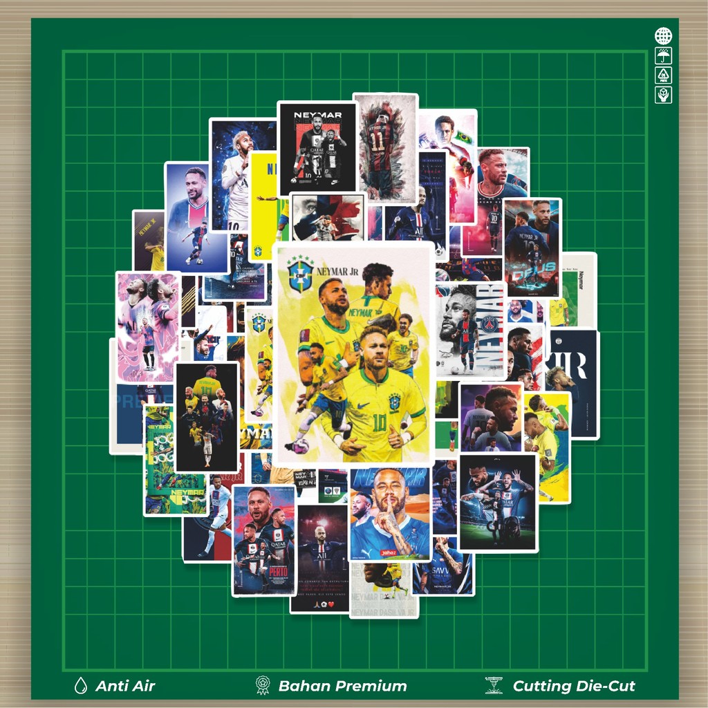 

HOT 50 PCS STIKER Stiker Neymar JR Stiker Fashion Cars Decal Dingin Kartu Album Custom Vinyl Anti Air- Sticker Aesthetic Buku Journal Koper Casing HP Tablet Laptop Helm Motor Botol Minum