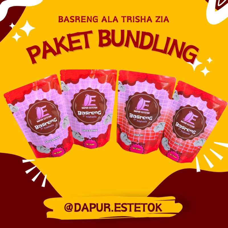 

PAKET BUNDLING BASRENG ALA TRISHA ZIA || 2 SAUS SAMBAL + 2 CHILLI OIL