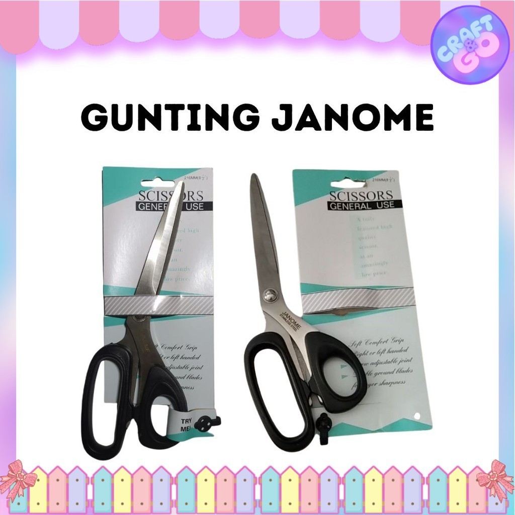 

Gunting Kain JANOME 8.5 Inch (216 mm)