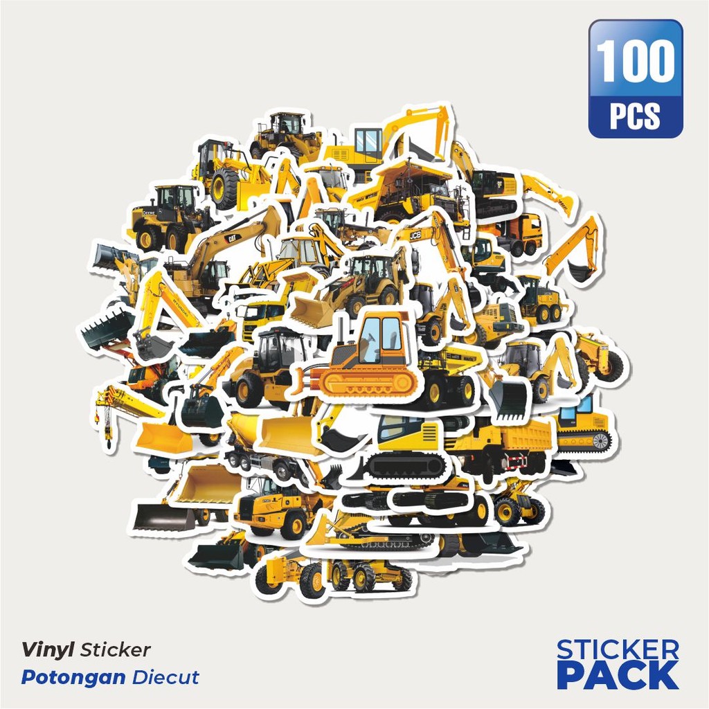 

Stiker Vinyl Stiker Kartun Vehicle Series 1 [Kendaraan] Waterproof Aesthetic- Untuk Laptop, Motor, dan Helm - Paper Stationery Pack