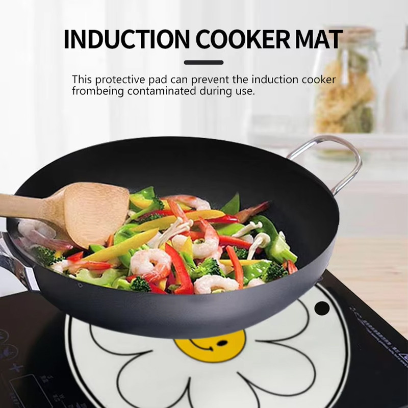 Kaiyo Alas Kompor Induksi Alas Kompor Induksi Silikon Tahan Suhu Tinggi Alas Anti Selip