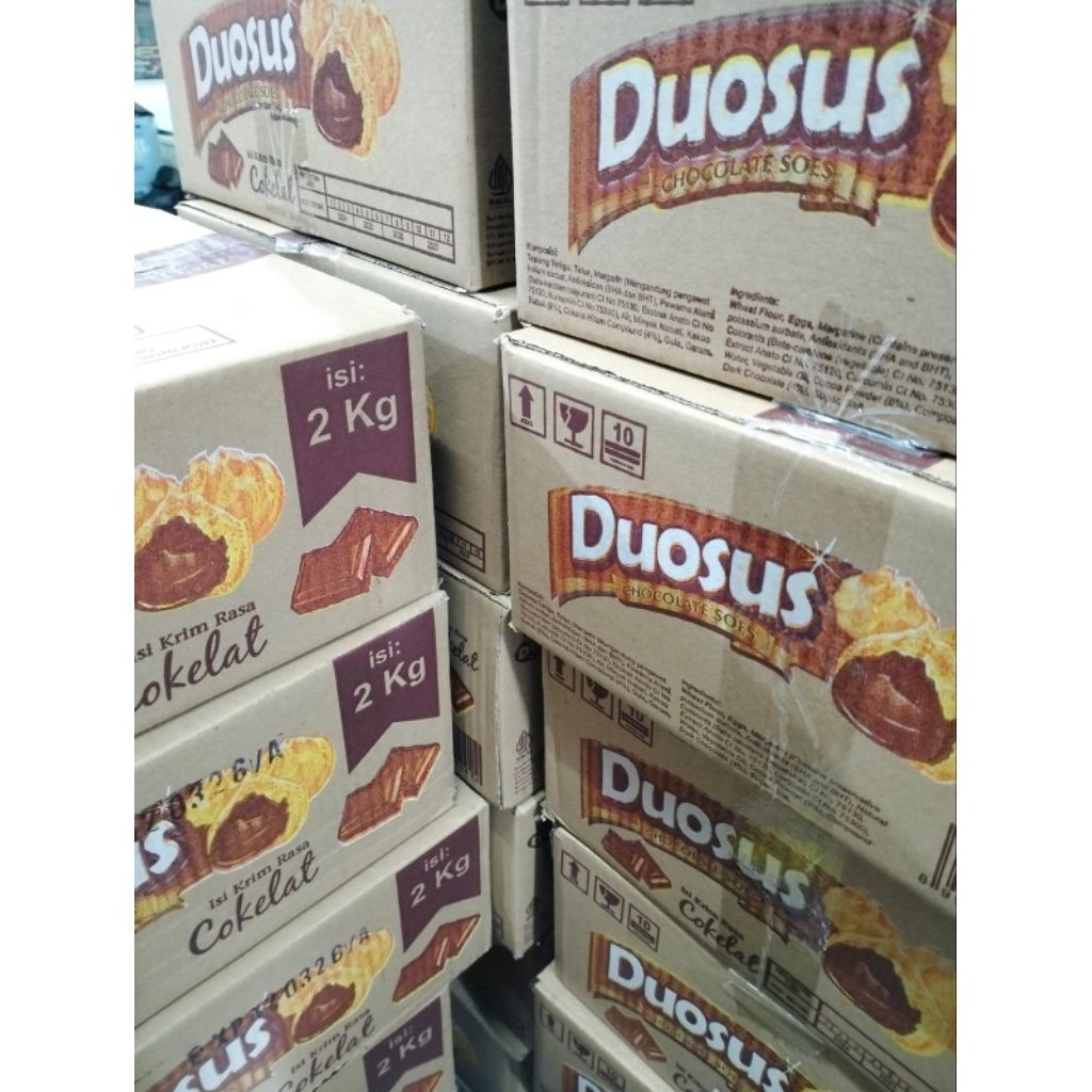 duosus /soes coklat/ soes kering / sus coklat 2kg