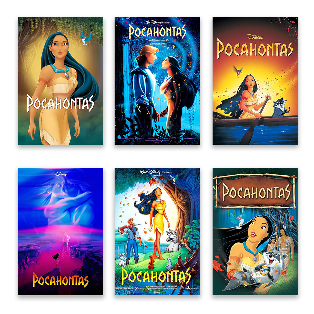 

Classical Movie Pocahontas Poster Motivational Film Wall Art Cartoon Painting Movie Prints Home Bedroom Wall Art Decoration