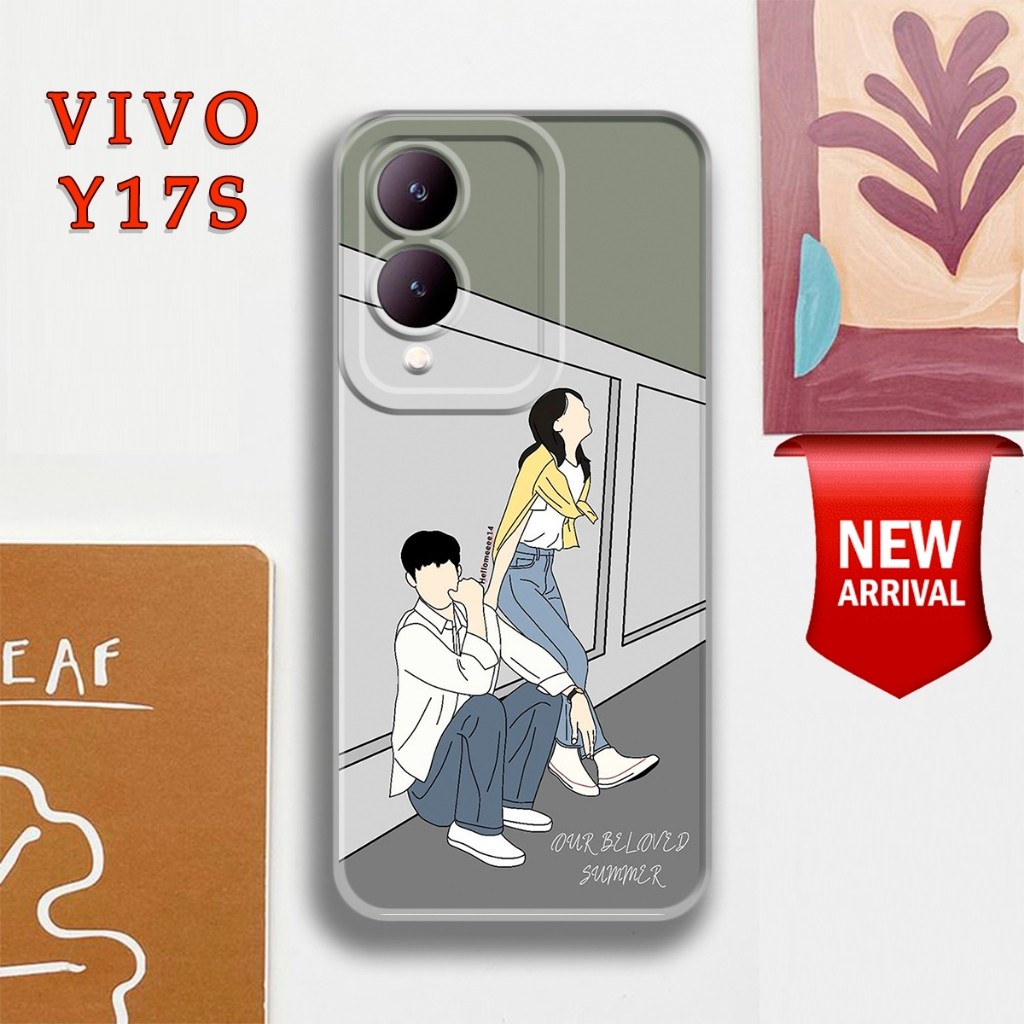 Case Hp - Vivo Y17S - Casing Hp - Vivo Y17S  - Elzora.Id - Motif  Couple - Fashion Case - Case Cewek