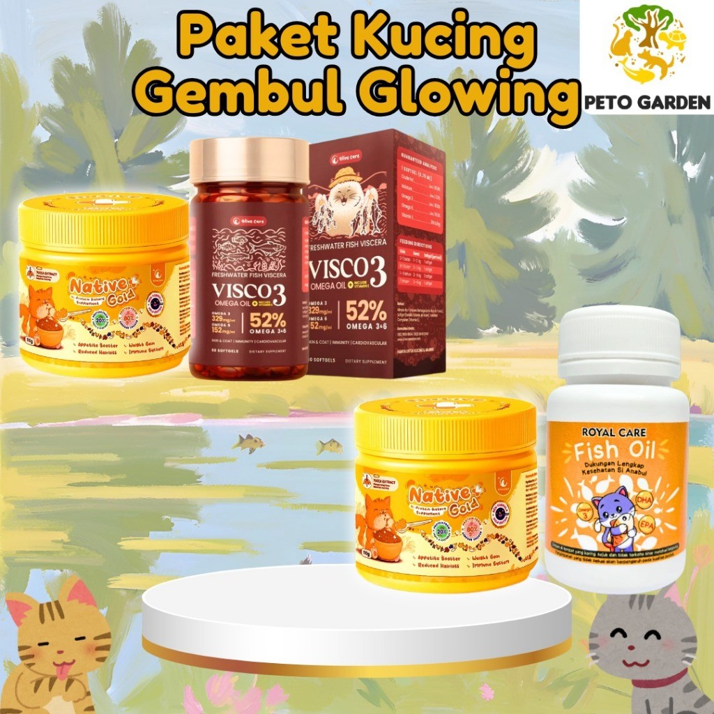 

Paket Hemat Gembul Glowing 2in1 Vitamin Kucing Booster