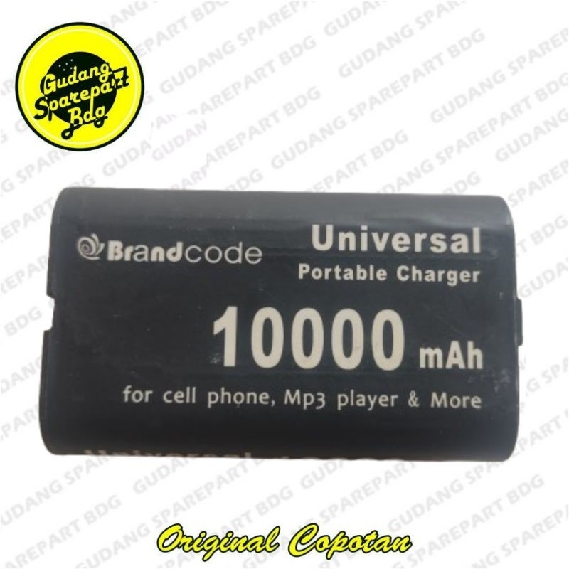 Baterai Brandcode 10000 mAh Universal Portable Charger Original Copotan