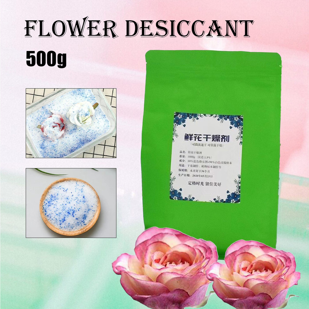 

500gr Silica Gel Powder, Bahan Pengawet Bunga Segar Reusable, Praktis & Efektif untuk Kreasi DIY