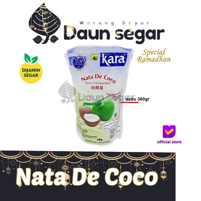 

Nata De Coco Kara 360gr Rasa Cocopandan