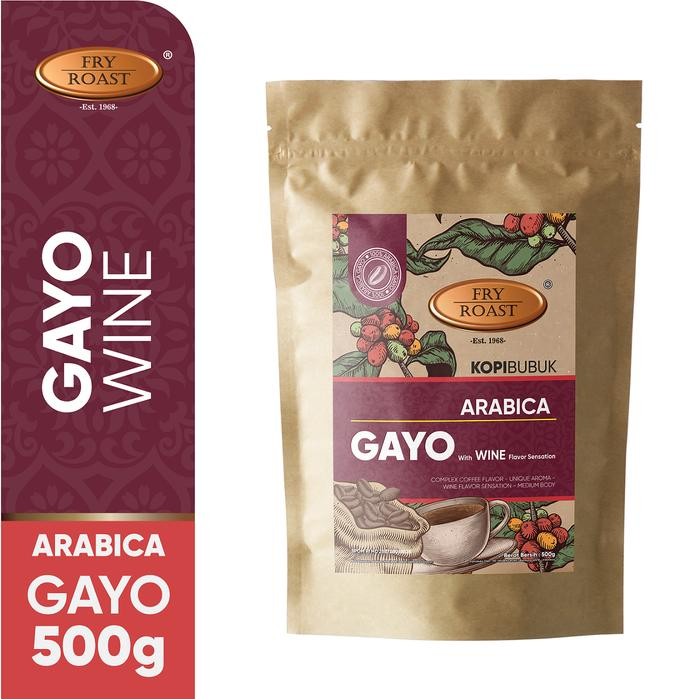 

KOPI ARABICA GAYO WINE PROCESS 500 GR BIJI/BUBUK - BIJI