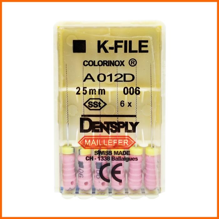 

K FILE DENTSPLY JARUM K FILE 25 MM ASSORTED - 006 25mm