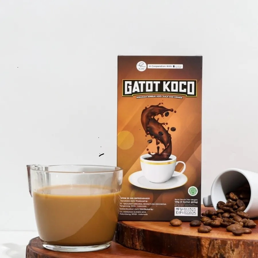 

Kopi Gatot Koco Original By dr. Richard Lee - Kopi Gatot Koco 1 box isi 5 sachet (Privasi Aman)