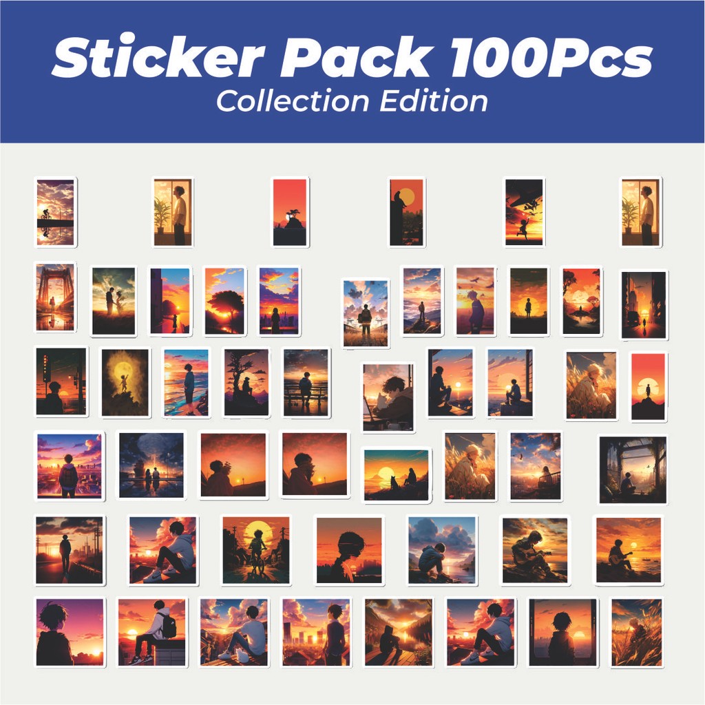 

Hot Stiker Anime Guys Look at Sunset Lucu Anti Air Stikers Berperekat Waterproof Sticker Decal Buat Motor Helm Buku Journal Koper Casing HP Laptop Botol Minum