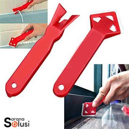 

Alat Perapi Lem Pembersih Silikon 2 in 1 Sealant Tool Scraper