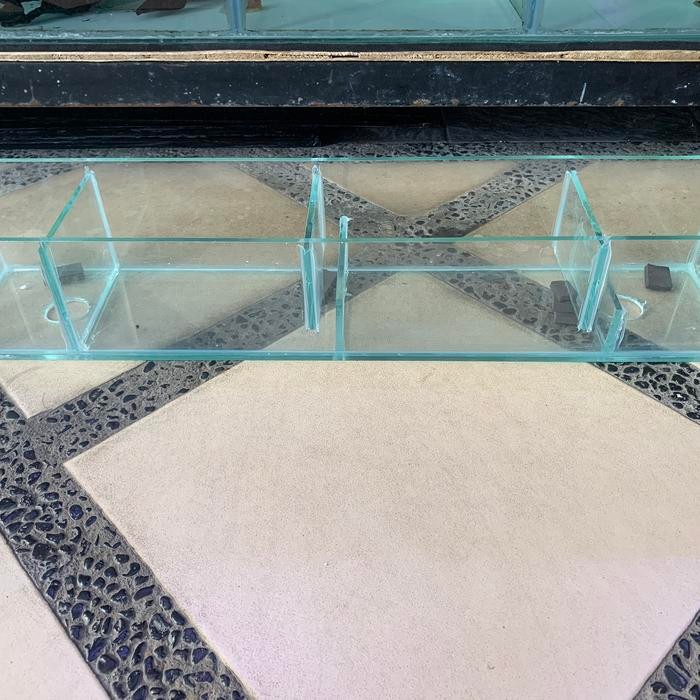 top filter kaca aquarium - 50cm